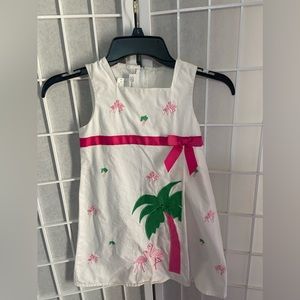 Bonnie Jean Size 6 Little Girl Flamingo Dress